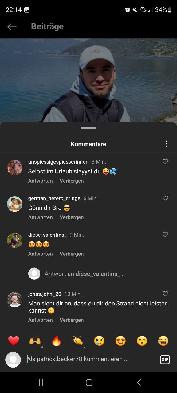 Instagram Profil Patrick Becker – Zukunft @ JGU